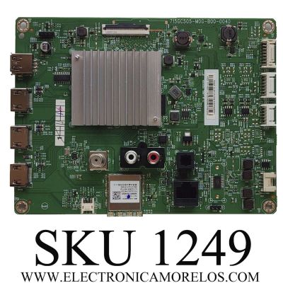 MAIN PARA TV VIZIO / NUMERO DE PARTE XMCB02K008 / 715GC505-MOG-B00-004D / (G)XMCB02K008000X / PANEL TPT550WR-D126.L REV:S22R / DISPLAY ST5461D12-6 VER.2.2 / MODELO V555M-K01 LTC3M6K	